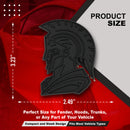 Spartan Emblem - Left and Right - Matte Black