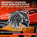 Left & Right Predator - Chrome/Black