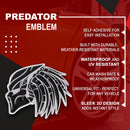 Left & Right Predator - Chrome/Black