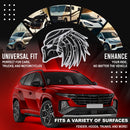 Left & Right Predator - Chrome/Black