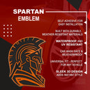 Spartan Emblem - Left and Right - Orange