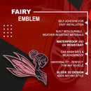 Fairy Emblem - Left and Right - Pink