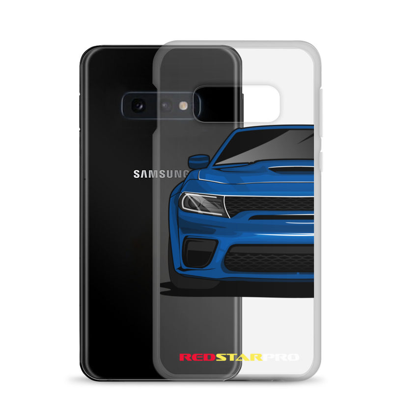 Blue Sports Car - Samsung Case