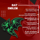 Bat Emblem - Left & Right - Green