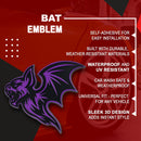 Bat Emblem - Left & Right - Purple