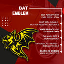 Bat Emblem - Left & Right - Yellow
