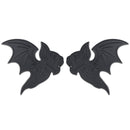 Bat Emblem - Left & Right - Matte Black