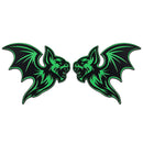 Bat Emblem - Left & Right - Green