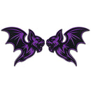Bat Emblem - Left & Right - Purple