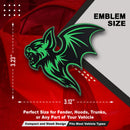 Bat Emblem - Left & Right - Green