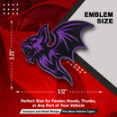 Bat Emblem - Left & Right - Purple