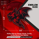 Bat Emblem - Left & Right - Red