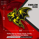 Bat Emblem - Left & Right - Yellow