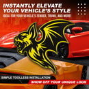 Bat Emblem - Left & Right - Yellow