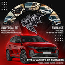 Bat Emblem - Left & Right - Chrome