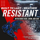 Bat Emblem - Left & Right - Blue