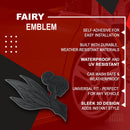 Fairy Emblem - Left and Right - Matte Black