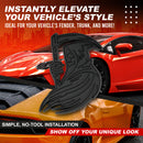 Grim Reaper Emblem - Left and Right - Matte Black