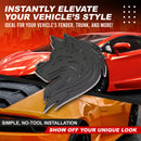 Wolf Emblem - Left and Right - Matte Black