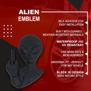 Alien Emblem - Left & Right - Black