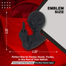 Alien Emblem - Left & Right - Black