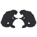 Kaiju Emblem - Left & Right - Matte Black