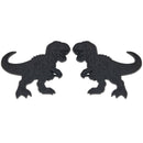 Dinosaur Emblem - Left & Right - Black