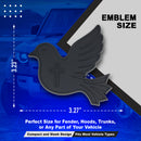 Dove Emblem - Left & Right - Matte Black