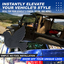 Dove Emblem - Left & Right - Matte Black