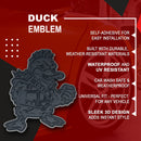 Duck Emblem - Left & Right - Matte Black