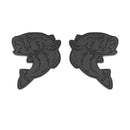 Fish Emblem - Left and Right - Black