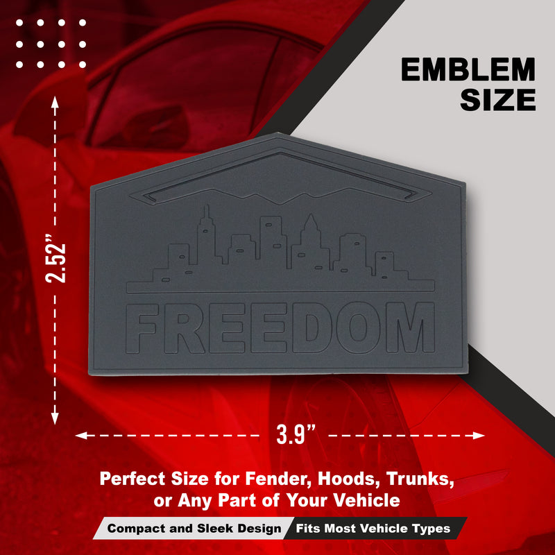 Freedom Emblem - Matte Black
