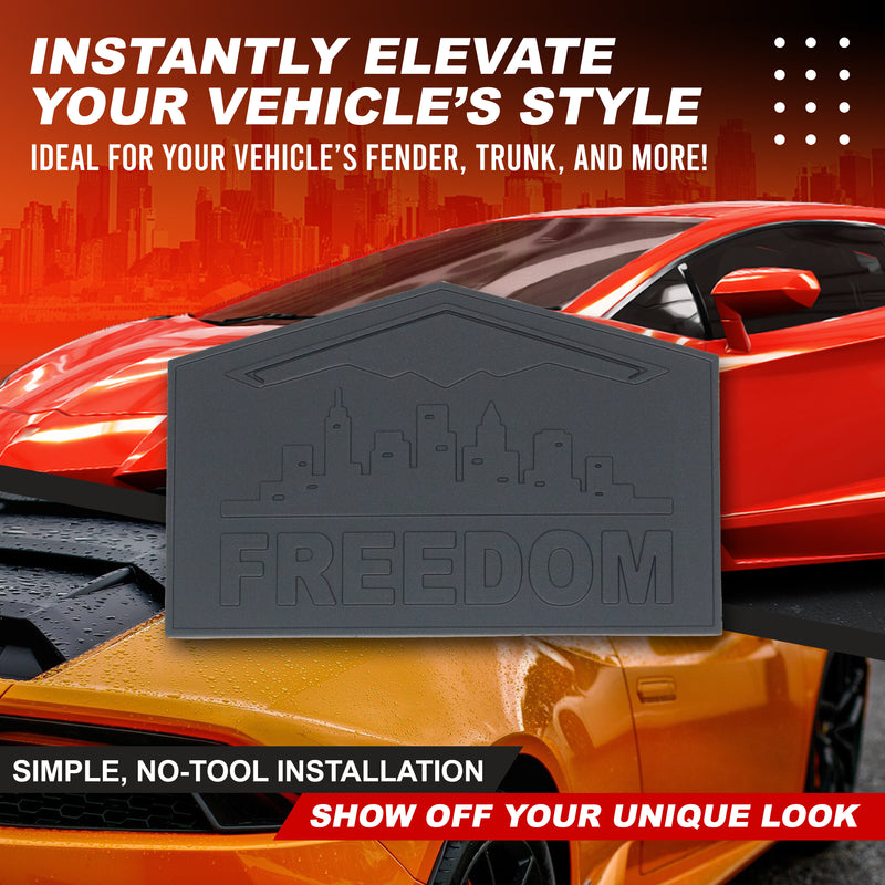 Freedom Emblem - Matte Black