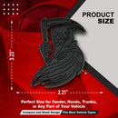 Grim Reaper Emblem - Left and Right - Matte Black