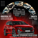 Grim Reaper Tire Valve Caps - Black