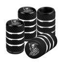 Grim Reaper Tire Valve Caps - Black