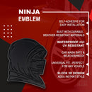 Ninja Emblem - Left & Right - Matte Black