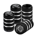Predator Tire Valve Caps - Black