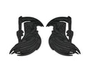 Grim Reaper Emblem - Left and Right - Matte Black