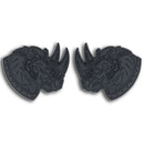 Rhino Emblem - Left & Right - Matte Black