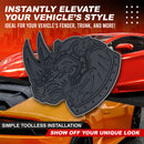 Rhino Emblem - Left & Right - Matte Black