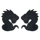 Serpent Emblem - Left & Right - Matte Black