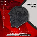 Zombie Emblem - Left & Right - Black