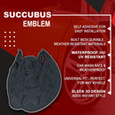 Succubus Emblem - Left & Right - Matte Black