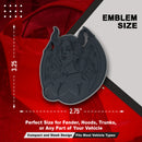 Succubus Emblem - Left & Right - Matte Black