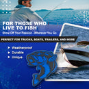 Fish Emblem - Left and Right - Blue