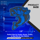 Fish Emblem - Left and Right - Blue