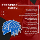 Left & Right Predator - Blue/Chrome