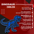 Dinosaur Emblem - Left & Right - Blue
