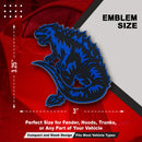 Kaiju Emblem - Left & Right - Blue